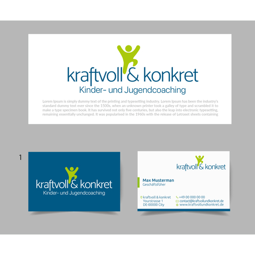 Logo & Visitenkarte für Kinder-und Jugendcoaching