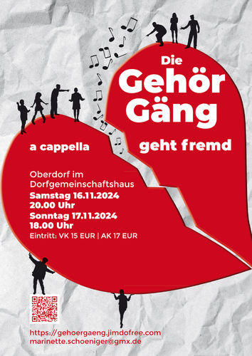 Plakate für Vocal-Ensemble