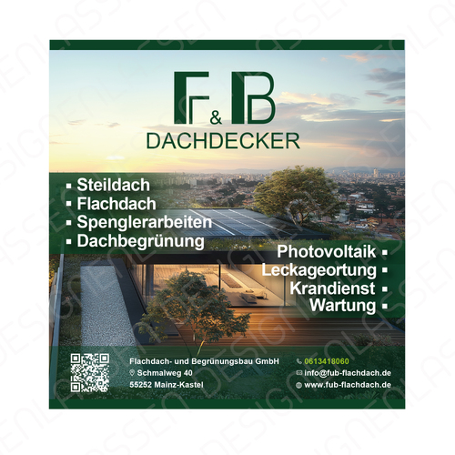 Plakate für Dachdecker